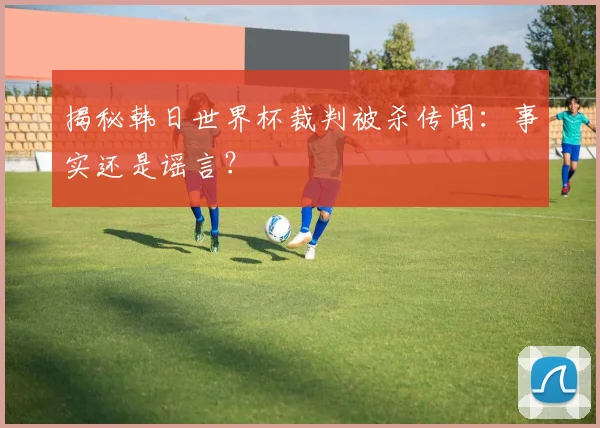 揭秘韩日世界杯裁判被杀传闻：事实还是谣言？